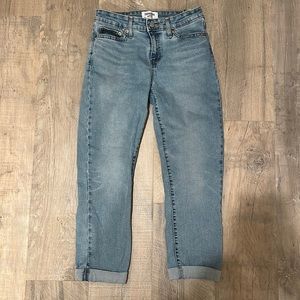 Mid Rise Boyfriend Jeans